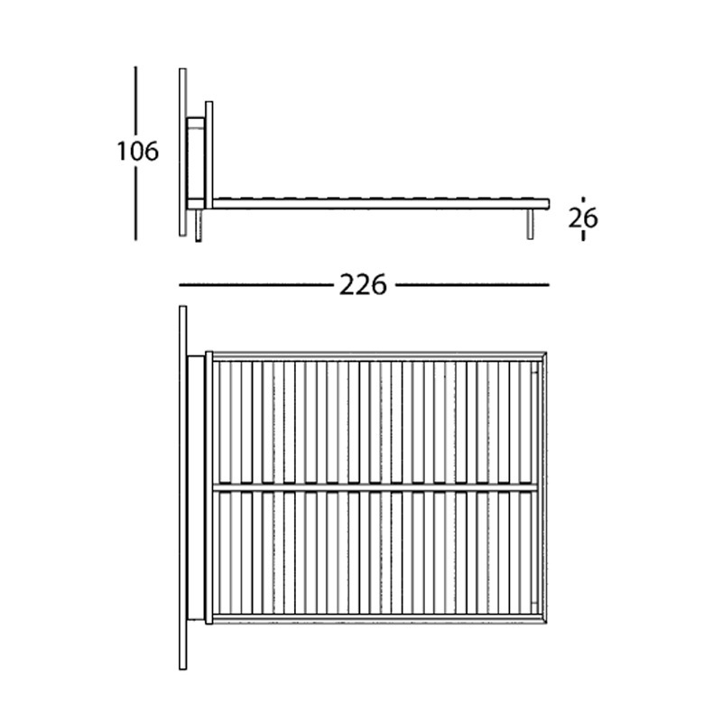 Zanotta GALA Bett inkl. Lattenrost